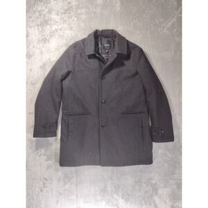 Gray Wool Coat Men's XL Tall by London Fog Classic Old Money City